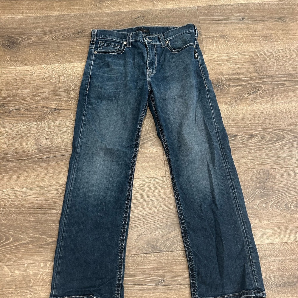 Men's Silver Jeans Co Gordie Blue Jeans 34/30